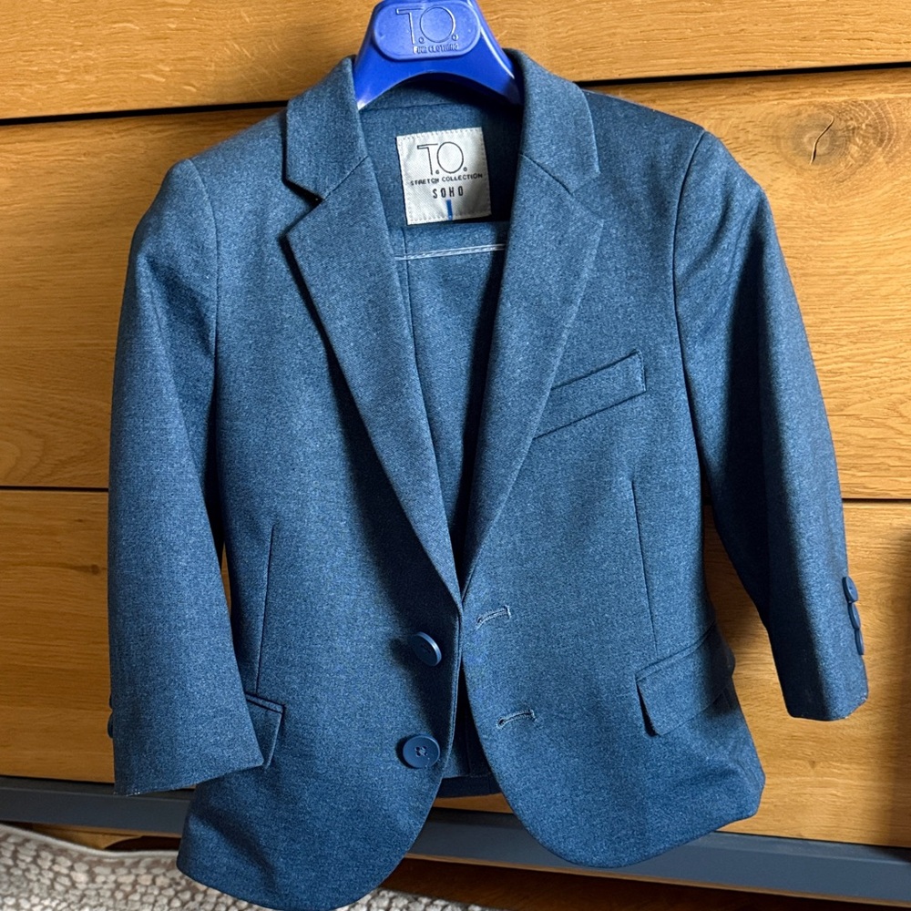 Boys blue suit